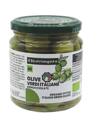 Probios Organic Pitted Green Olives in Brine, 280g